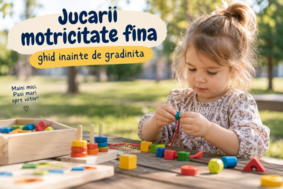 Jucării motricitate fină — ghid înainte de grădiniță