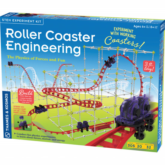 Kit STEM Thames & Kosmos Inginerie pentru roller coaster Kit STEM Thames & Kosmos Inginerie pentru roller coaster