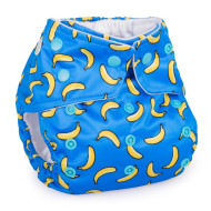 Scutec textil cu buzunar Baba+Boo Go Bananas - mărime unică pentru bebeluși, de la naștere la oliță