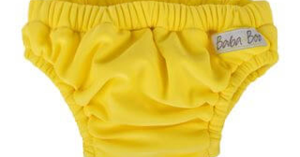 Slip Pentru Bebelusi Scutec Refolosibil Pentru Inot Baba Boo Yellow
