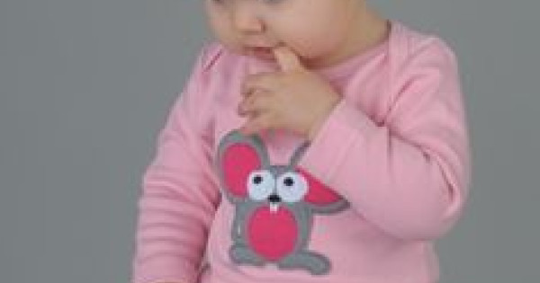 Tricou Maneca Lunga Bumbac Organic Baba Boo Mouse