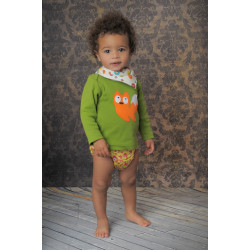 Tricou cu mânecă lungă din bumbac organic imprimat Baba+Boo Mr. Fox Tricou cu mânecă lungă din bumbac organic imprimat Baba+Boo Mr. Fox