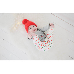 Pantaloni tip șalvari din bumbac organic Baba+Boo Carrot Pantaloni tip șalvari din bumbac organic Baba+Boo Carrot
