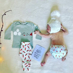 Pantaloni tip șalvari din bumbac organic Baba+Boo Carrot