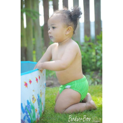 Slip pentru bebeluși - scutec refolosibil pentru înot Baba+Boo Green (verde) Slip pentru bebeluși - scutec refolosibil pentru înot Baba+Boo Green (verde)