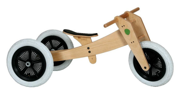 Bicicleta Echilibru Wishbone Design Originala 3 In 1 Din Lemn Fara Pedale
