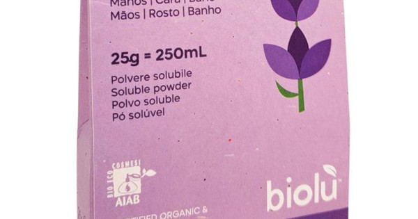 Sapun Lichid Ecologic Biolu Cu Lavanda Bio Pudra Eco Refill 25g