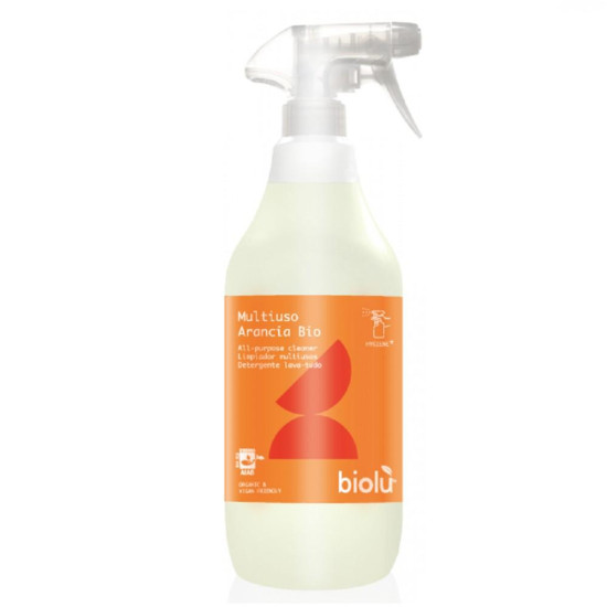 Detergent ecologic universal Biolu pentru toate suprafețele, cu ulei esențial de portocale Detergent ecologic universal Biolu pentru toate suprafețele, cu ulei esențial de portocale