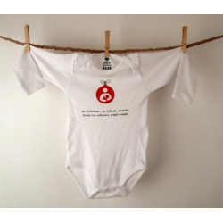 Body din bumbac pentru bebeluși, imprimat cu mesaj de alăptare, Bodybebe Body din bumbac pentru bebeluși, imprimat cu mesaj de alăptare, Bodybebe