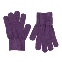 Mănuși tricotate din lână Merino CeLaVi Purple Mănuși tricotate din lână Merino CeLaVi Purple
