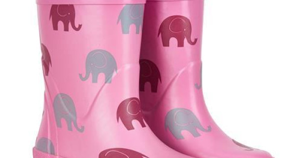 Cizme Celavi Din Cauciuc Natural Pentru Copii Rose With Elephants 1