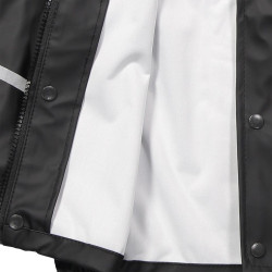 Set de ploaie și vânt CeLaVi jachetă+pantaloni/salopetă impermeabile - Black Set de ploaie și vânt CeLaVi jachetă+pantaloni/salopetă impermeabile - Black