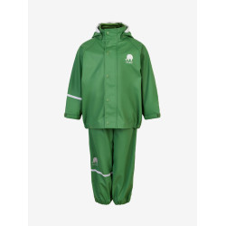 Set de ploaie și vânt CeLaVi jachetă+pantaloni/salopetă impermeabile - Elm Green
