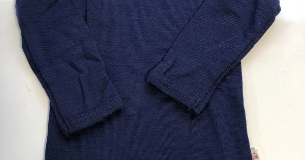 Bluza De Corp Bleumarin Din Lana Merino Care For Kids