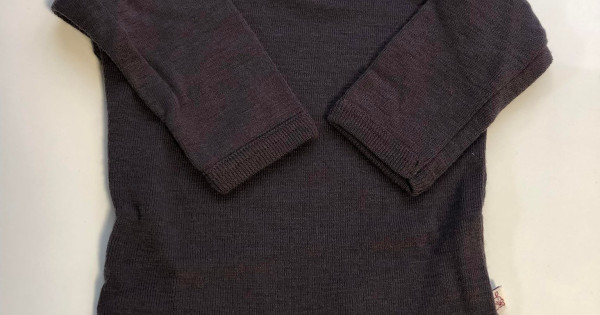 Bluza De Corp Maro Din Lana Merino Care For Kids
