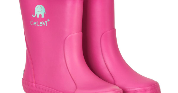 Cizme Celavi Din Cauciuc Natural Pentru Copii Real Pink
