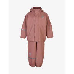 Set de ploaie și vânt CeLaVi jachetă+pantaloni/salopetă impermeabile roz Burlwood Set de ploaie și vânt CeLaVi jachetă+pantaloni/salopetă impermeabile roz Burlwood