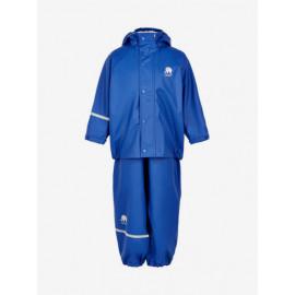 Set de ploaie și vânt CeLaVi jachetă+pantaloni/salopetă impermeabile albastre Ocean Blue