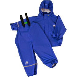 Set de ploaie și vânt CeLaVi jachetă+pantaloni/salopetă impermeabile albastre Ocean Blue Set de ploaie și vânt CeLaVi jachetă+pantaloni/salopetă impermeabile albastre Ocean Blue
