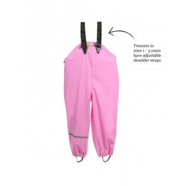 Pantaloni-salopetă de ploaie și vânt (impermeabili) CeLaVi roz