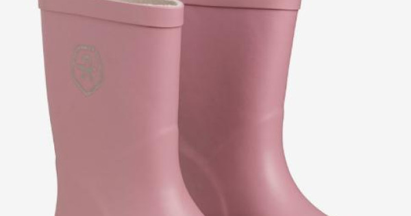 Cizme Color Kids Roz Cauciuc Natural Copii Old Rose