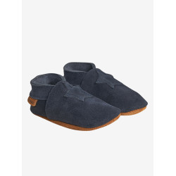 Papucei din piele întoarsă (suede) cu talpă moale En Fant bleumarin - ideali pentru primii pași Papucei din piele întoarsă (suede) cu talpă moale En Fant bleumarin - ideali pentru primii pași