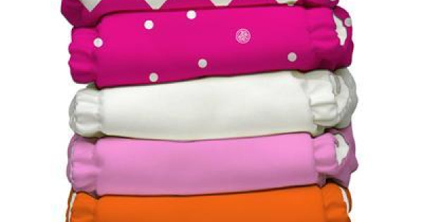Set 6 Scutece Textile Charlie Banana Tutti Gucci Cu Inserturi Fleece