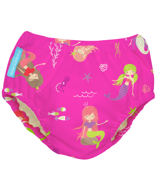 Scutec refolosibil de înot + chiloți de antrenament pentru oliță Charlie Banana 2 în 1 Mermaid Zoe
