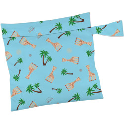 Gentuță impermeabilă - wet bag Charlie Banana Sophie Coco Blue Gentuță impermeabilă - wet bag Charlie Banana Sophie Coco Blue