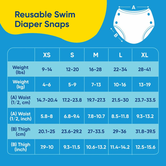 Scutec refolosibil de înot Charlie Banana „Sealy” cu interior de Tencel, capse laterale și protecție UV UPF 50+ Scutec refolosibil de înot Charlie Banana „Sealy” cu interior de Tencel, capse laterale și protecție UV UPF 50+