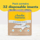 Absorbante de unică folosinţă Charlie Banana pentru scutece textile - pachet cu 32 de bucăți