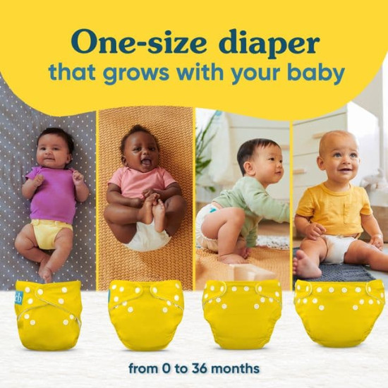 Scutec textil Charlie Banana „Banana Fiesta” mărime unică Scutec textil Charlie Banana „Banana Fiesta” mărime unică