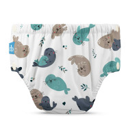Scutec refolosibil de înot Charlie Banana „Sealy” cu interior de Tencel, capse laterale și protecție UV UPF 50+ Scutec refolosibil de înot Charlie Banana „Sealy” cu interior de Tencel, capse laterale și protecție UV UPF 50+