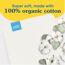 Șervețele refolosibile din bumbac organic Charlie Banana – 10 bucăți Șervețele refolosibile din bumbac organic Charlie Banana – 10 bucăți