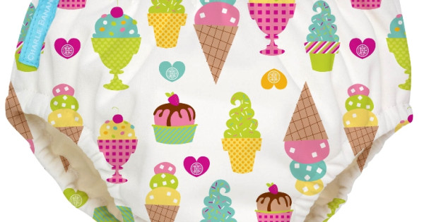 Scutec Refolosibil De Inot Charlie Banana Cu Interior De Tencel Model Gelato
