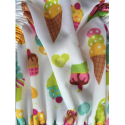 Scutec refolosibil de înot Charlie Banana cu interior de Tencel și capse laterale - model Gelato