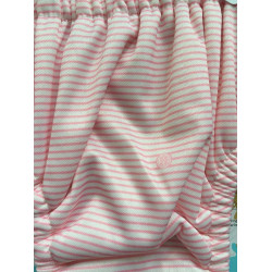 Scutec refolosibil de înot Charlie Banana cu interior de Tencel și capse laterale - model Pencil Stripes Pink Scutec refolosibil de înot Charlie Banana cu interior de Tencel și capse laterale - model Pencil Stripes Pink