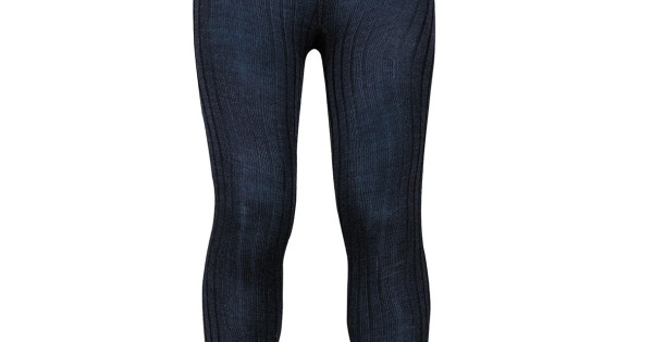 Ciorapi Colanti Bleumarin Din Lana Merinos Organica Dilling Underwear Pentru Copii