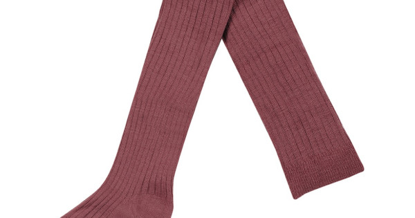 Ciorapi Rosii Striati Lana Merinos Organica Dilling Underwear Pentru Bebelusi