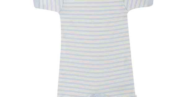 Salopeta Scurta Vara Bleu Lana Merinos Organica Matase Dilling Underwear Pentru Bebelusi