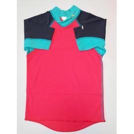 Tricou roșu & albastru pentru copii - cu filtru UV pentru protecție solară Dilling Underwear