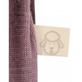 Body roz cu mânecă scurtă din lână Merinos organică Dilling Underwear pentru bebeluși