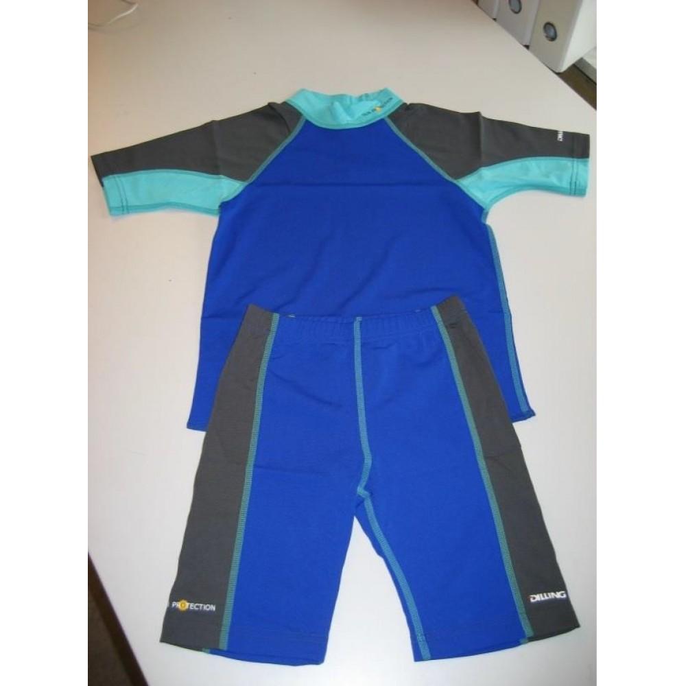 Pantaloni scurți albaștri pentru copii - cu filtru UV pentru protecție solară Dilling Underwear
