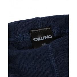 Pantaloni (leggings, colanți) albaștri din lână Merinos organică Dilling Underwear pentru bebeluși