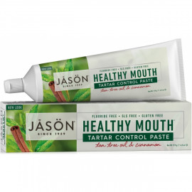 Pastă de dinți Jason Healthy Mouth fără fluor - contra gingiilor iritate, plăcii și tartrului