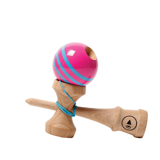 Kendama Play Pro II - Triple Stripes - Pink Lagoon