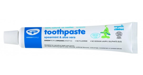 Pasta De Dinti Green People Naturala Fara Fluor Copii Bebelusi Menta Aloe Vera