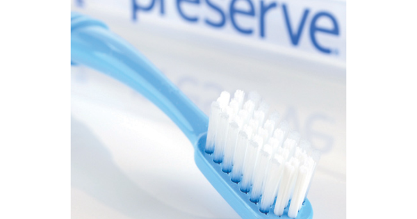 Periuta De Dinti Ecologic Pentru Copii Mari Peste 8 Ani Adulti Preserve Soft Albastra