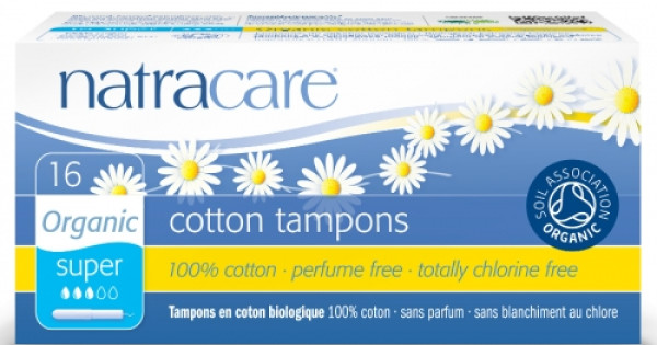 Tampoane Naturale Bio Super Natracare Cu Aplicator 16 Bucati