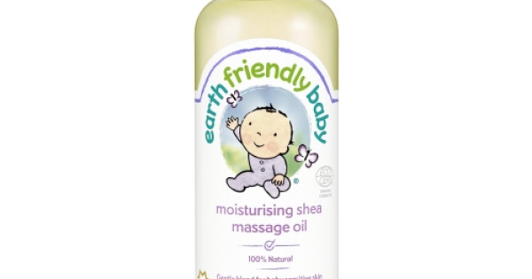 Ulei Bio Masaj Pentru Bebelusi Earth Friendly Baby Cu Unt De Shea Fara Miros